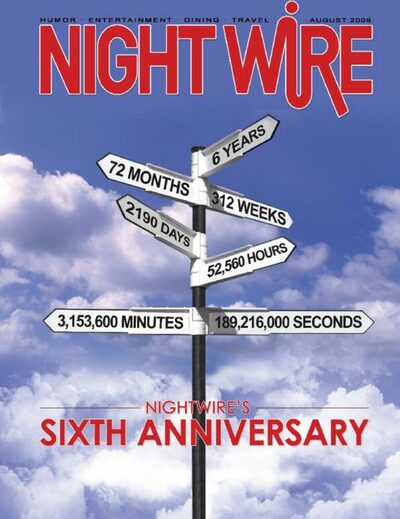 Nightwire August 2009 cover