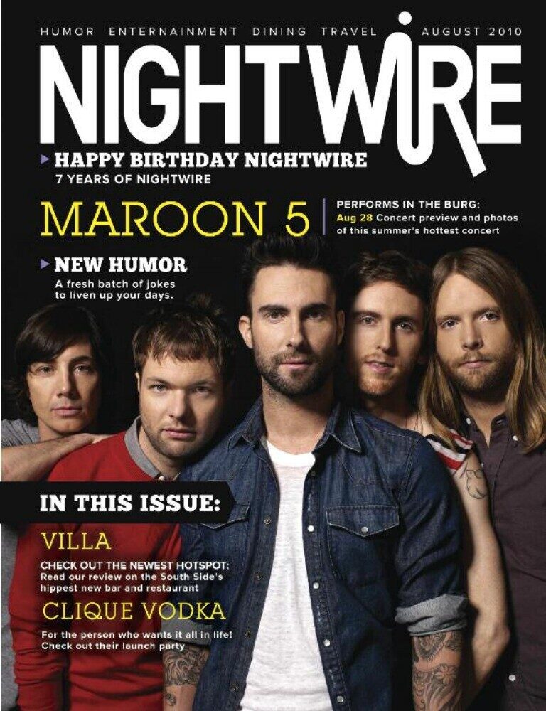 Nightwire August 2010 cover